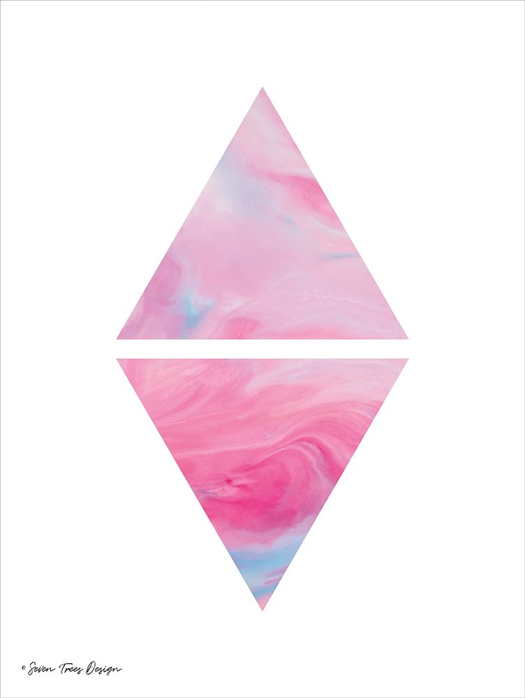 Art Print: Marble Geometric II