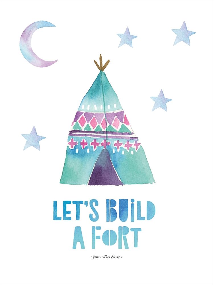 Art Print: Lets  Build a Fort