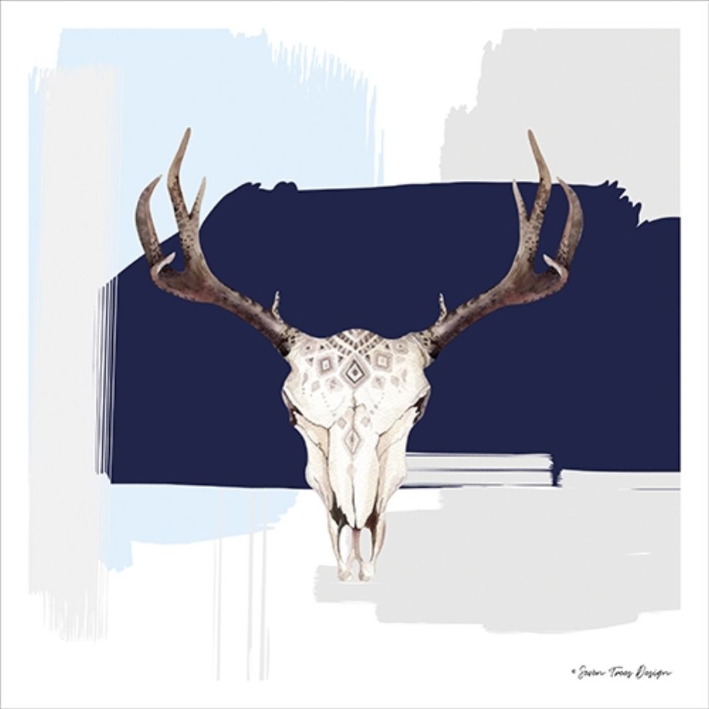 Wall Art Painting id:212792, Name: Colored Steer Head III, Artist: Seven Trees Design