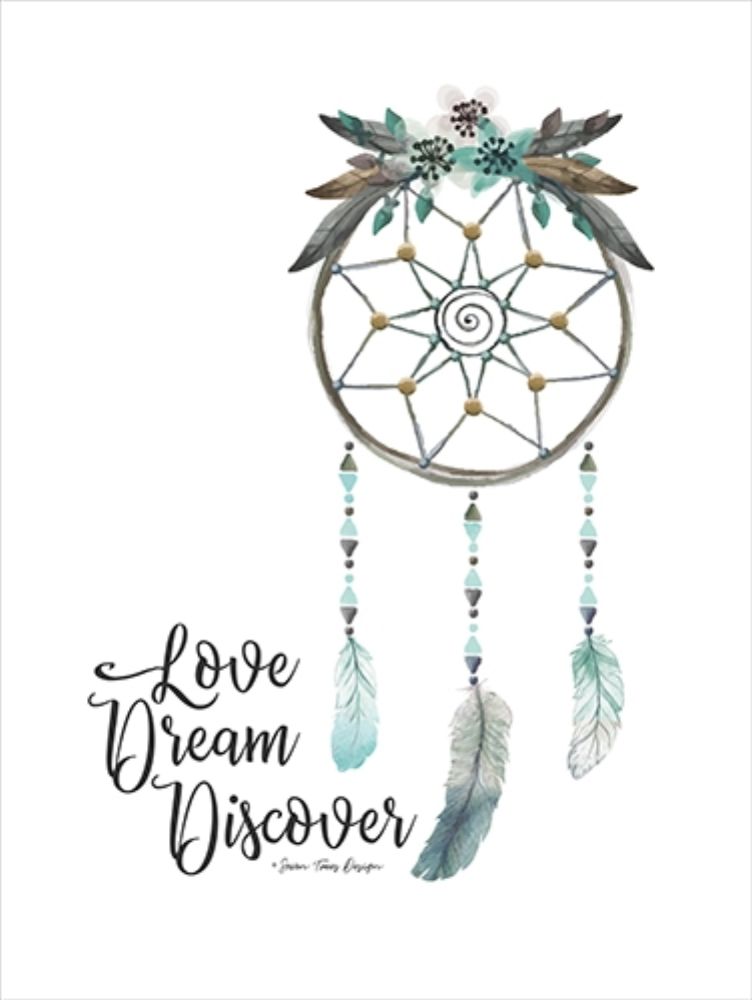 Art Print: Watercolor Dreamcatcher