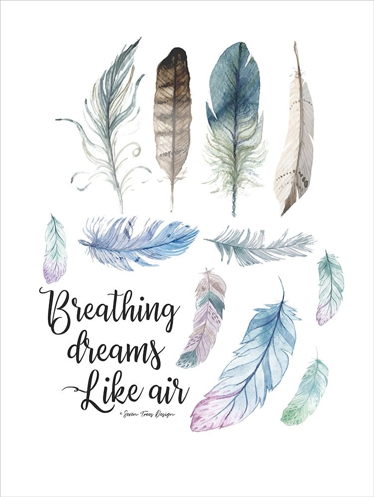 Art Print: Breathing Dreams Like Air