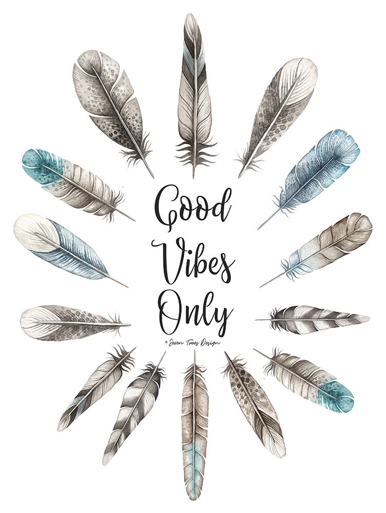 Art Print: Good Vibes Only