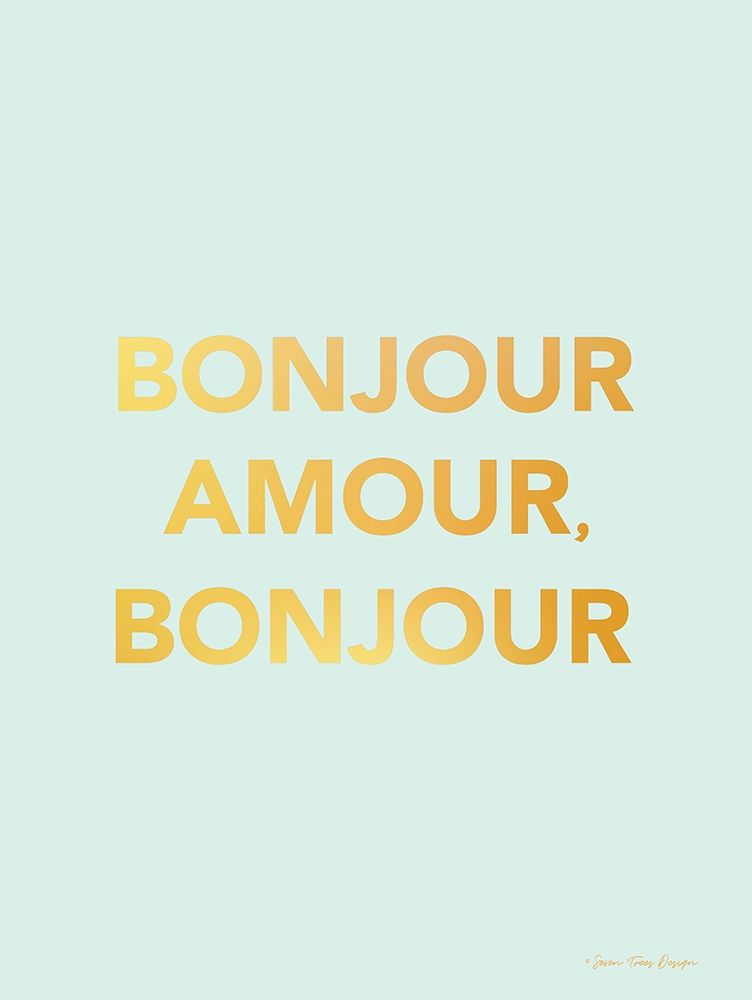Art Print: Bonjour Amour