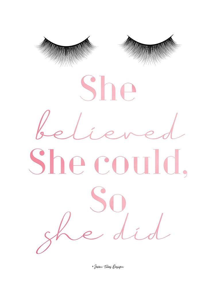 Art Print: She Believed