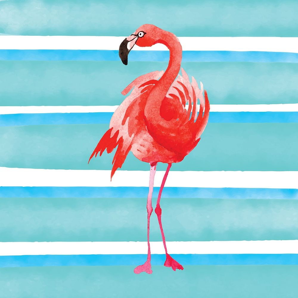 Art Print: Tropical Life Flamingo III