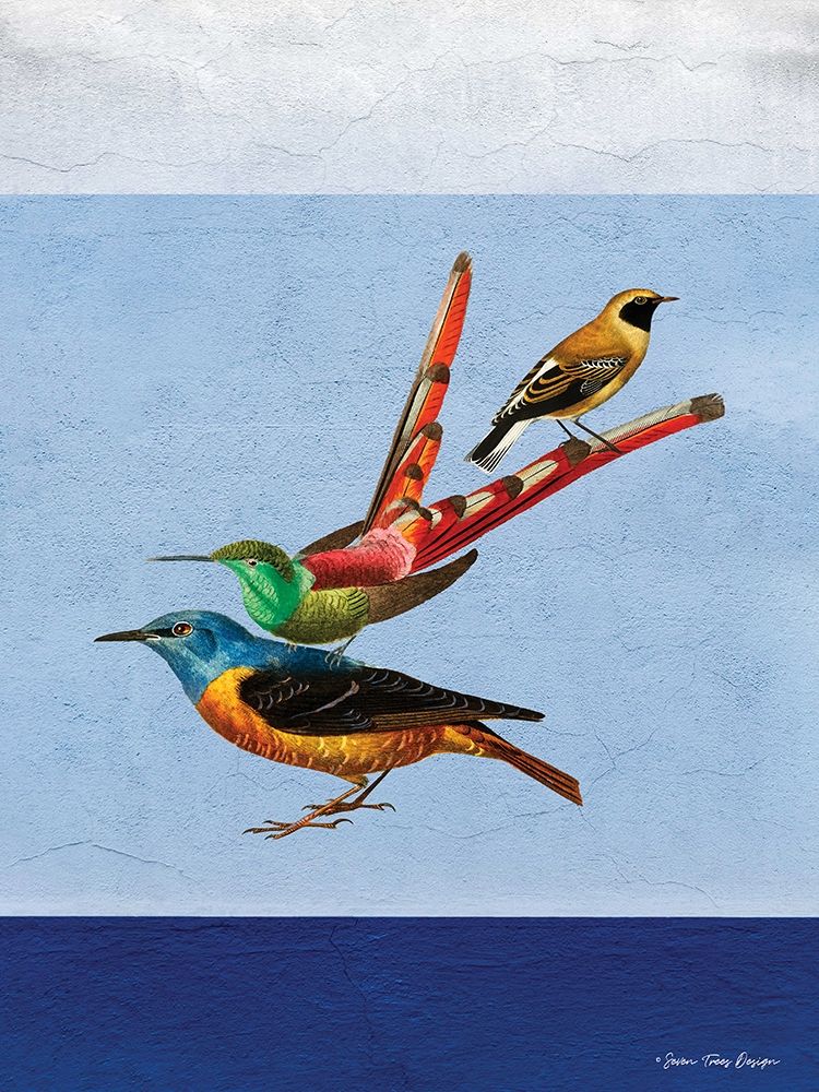 Art Print: Stacked Birds