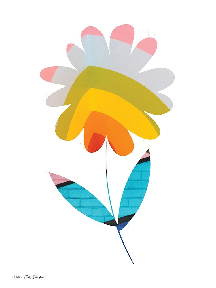 Art Print: Street Art Flower II