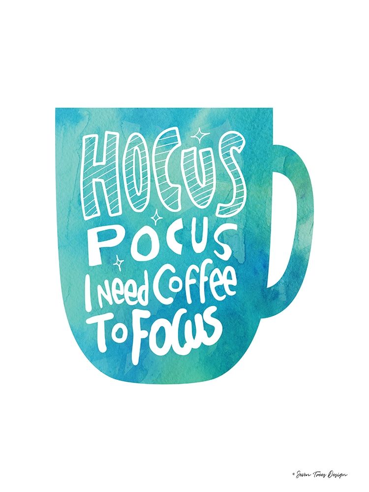 Art Print: Hocus Pocus I Need Coffee