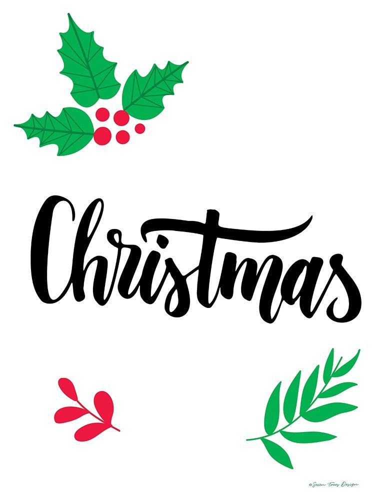 Art Print: Christmas Greenery