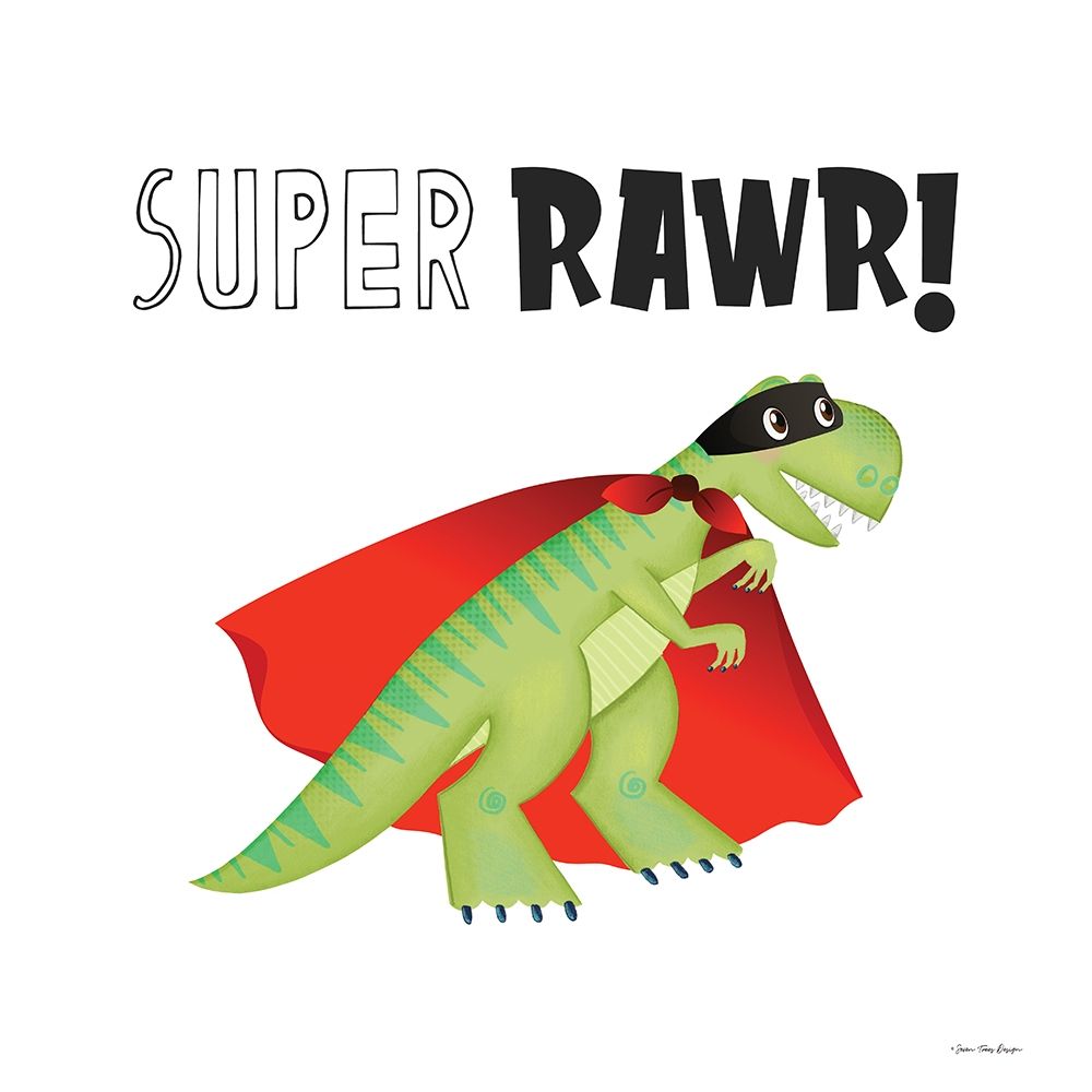 Art Print: Super Rawr!