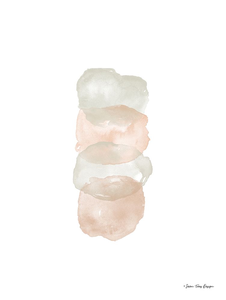 Art Print: Watercolor Abstract Circles