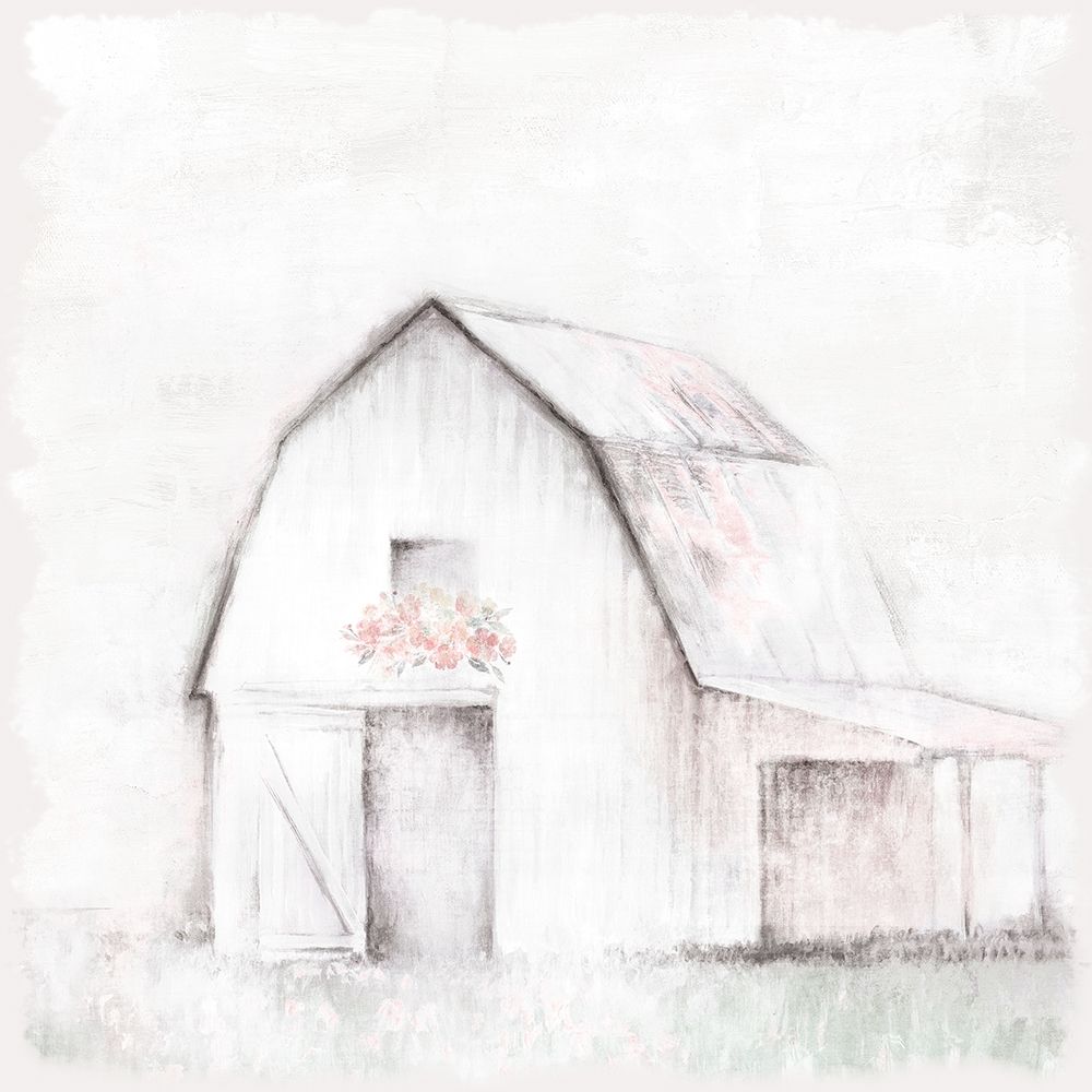Wall Art Painting id:387136, Name: Pastel Barn, Artist: White Ladder