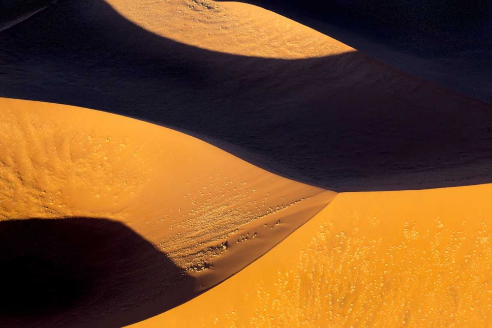 Art Print: Namibia, Namib-Naukluft Aerial of sand dunes