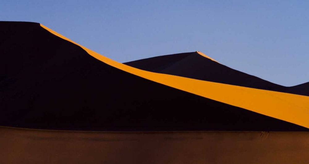 Art Print: Namibia, Namib-Naukluft NP Abstract of sand dune