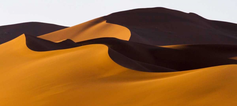 Art Print: Namibia, Namib-Naukluft NP Abstract of sand dune