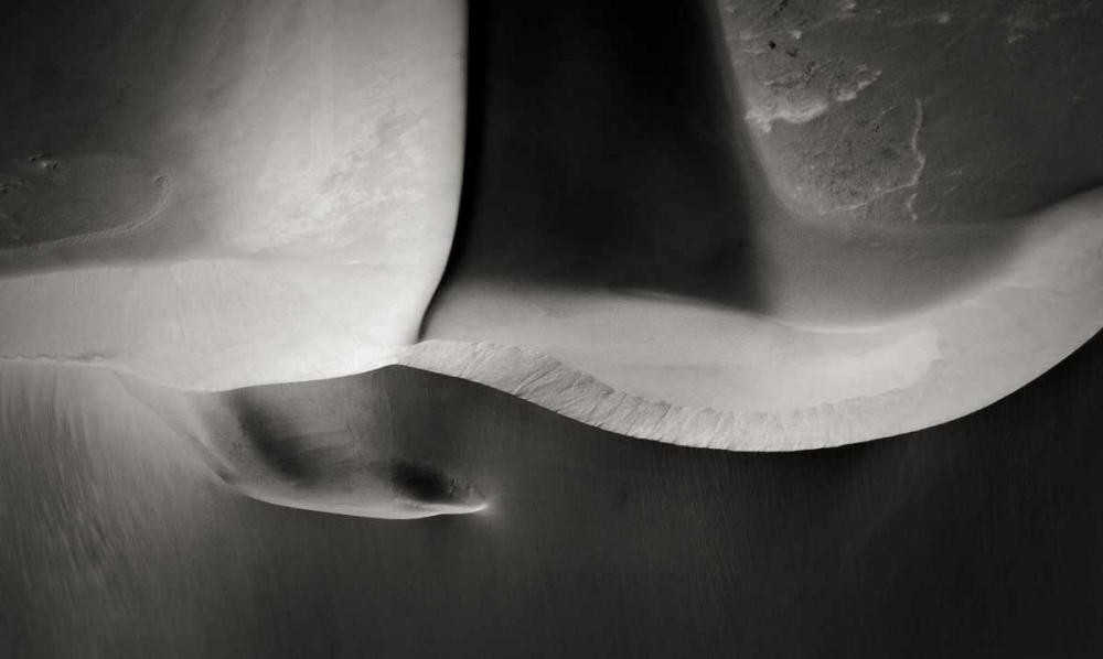 Art Print: Namibia, Namib-Naukluft NP Aerial of sand dunes