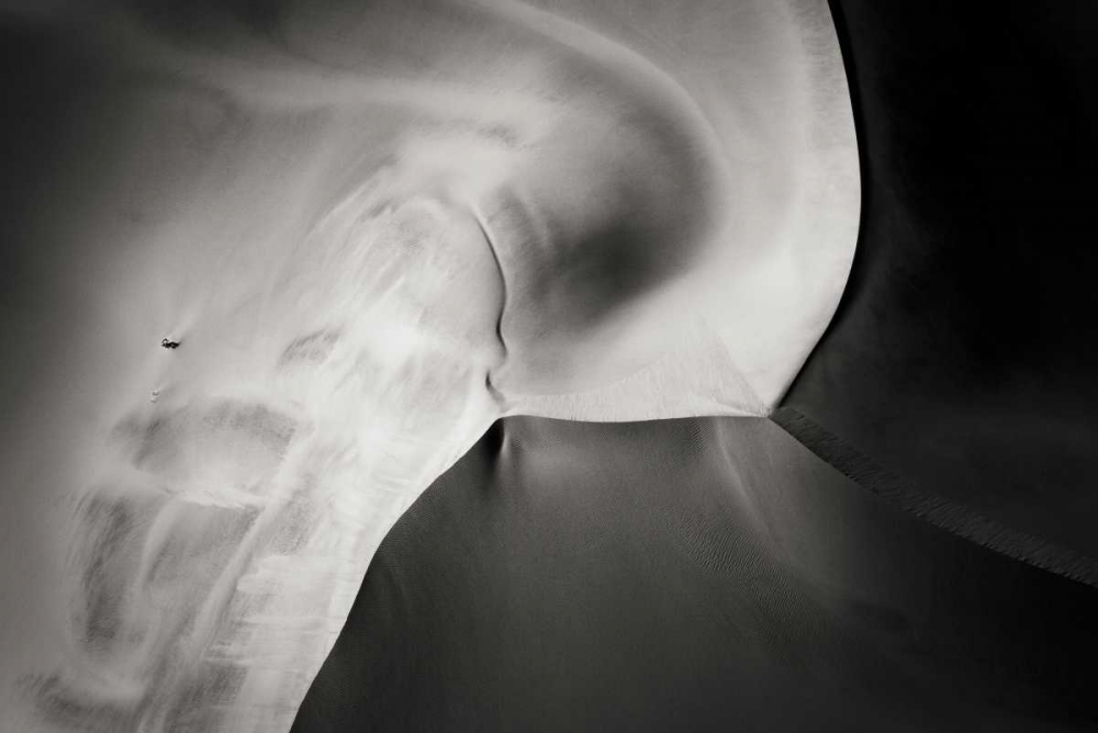 Art Print: Namibia, Namib-Naukluft NP Aerial of sand dunes