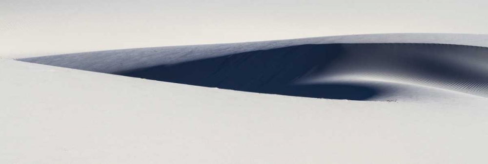 Art Print: South Africa Sculpted white sand dunes