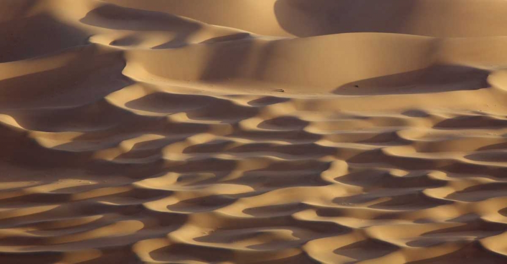 Art Print: China, Badain Jaran Desert Desert patterns