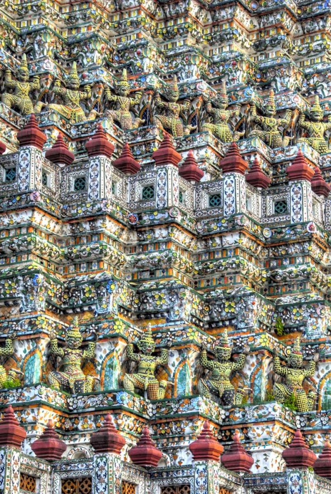 Wall art: Thailand, Bangkok, Wat Arun Buddhist temple, by Shimlock, Jones