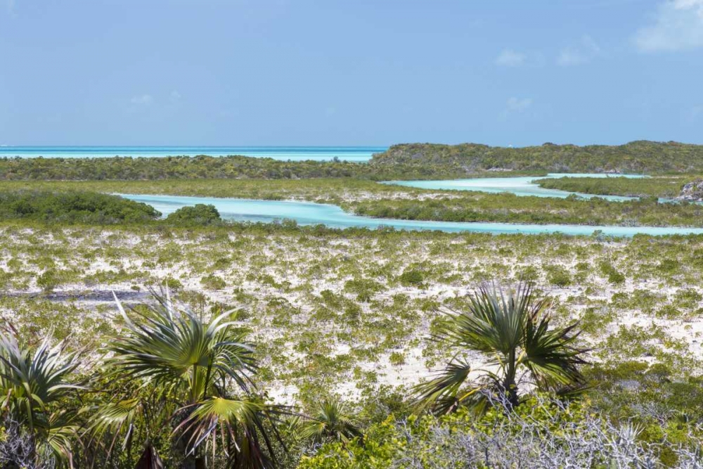 Art Print: Bahamas, Exuma Island Shroud Cay scenic