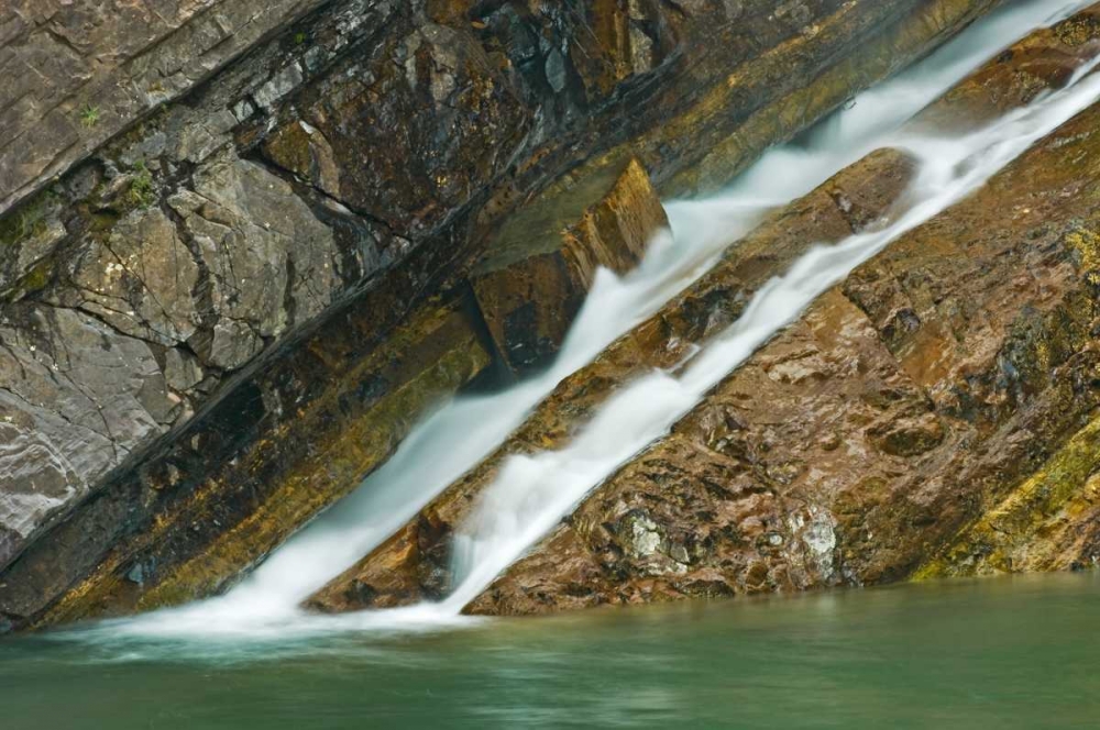 Art Print: Canada, Alberta, Waterton Lakes NP Cameron Falls