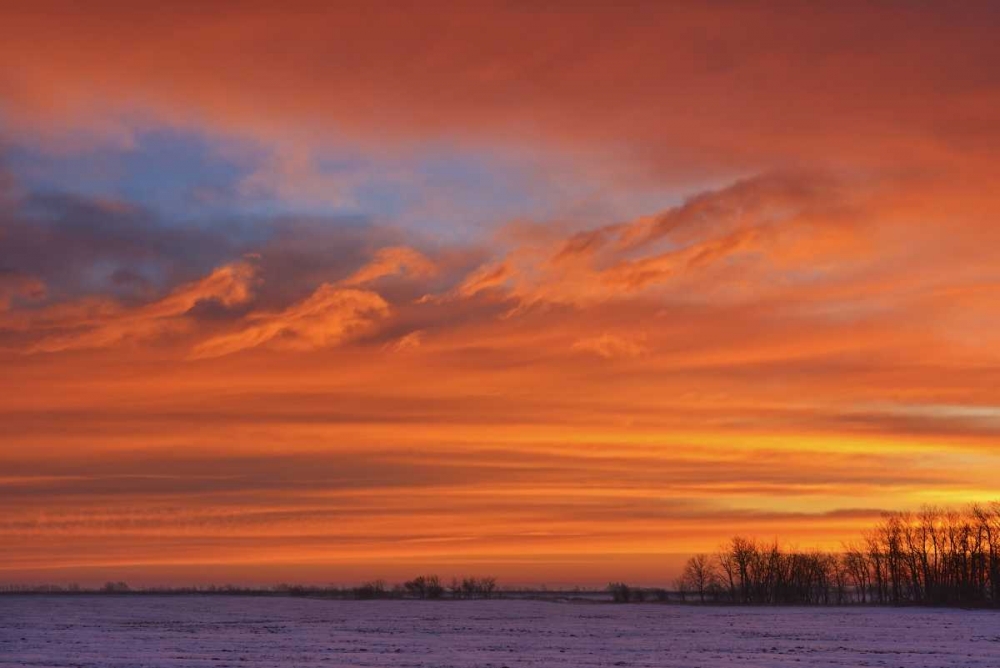 Wall art: Canada, Deacons Corner Sunrise over the prairie, by Grandmaison, Mike
