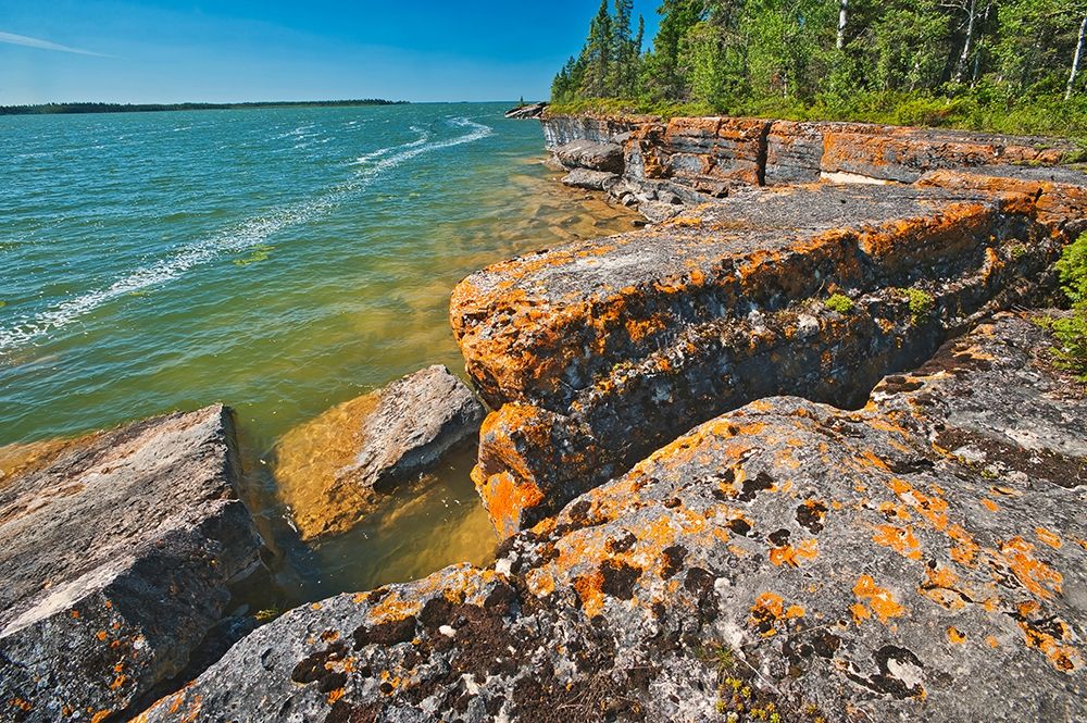 Art Print: Canada-Manitoba-Wanless Rocky Lake shoreline