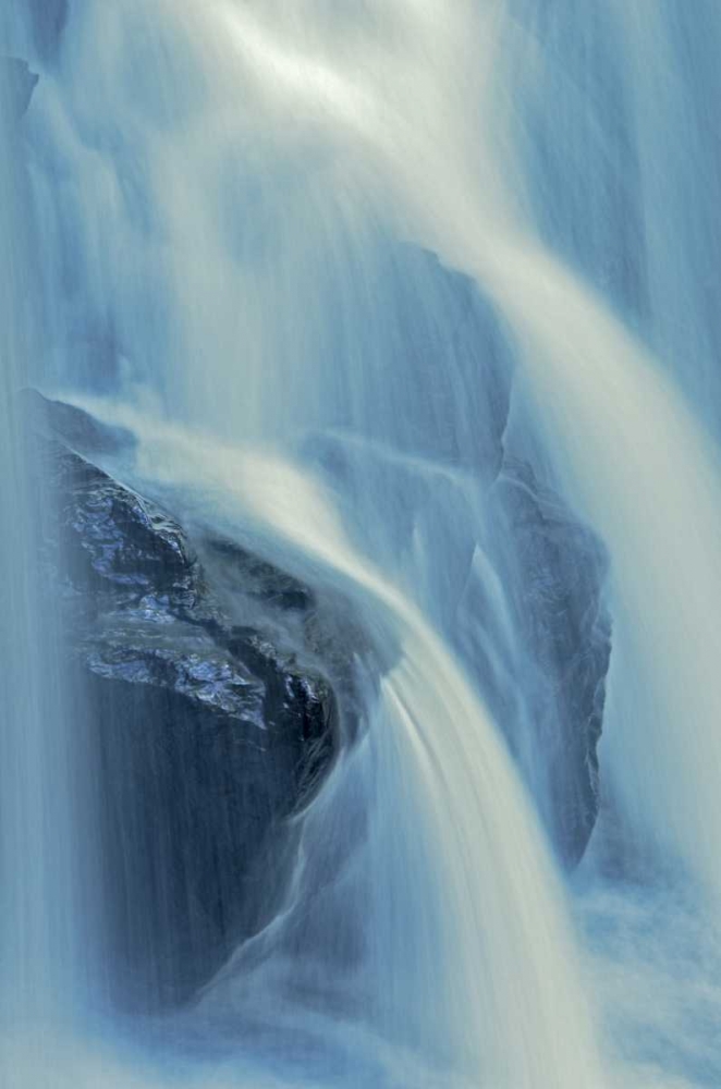 Art Print: Canada, Ontario Raleigh Falls water detail
