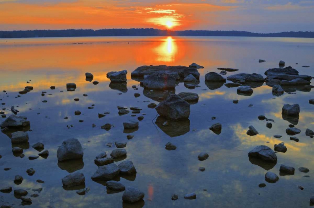 Wall art: Canada, Bruce Peninsula Sunset on Berford Lake, by Grandmaison, Mike