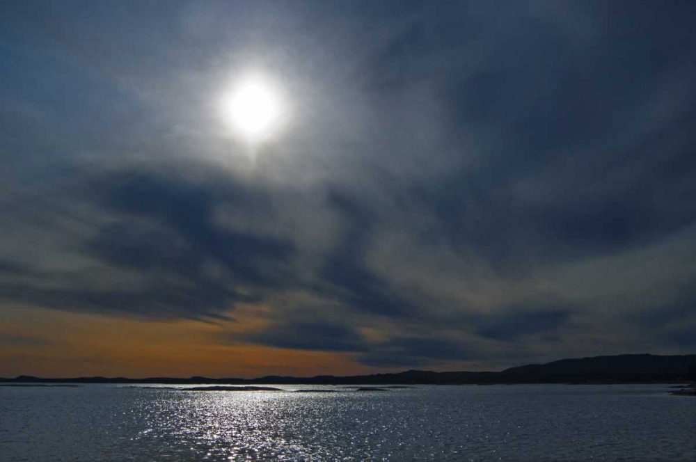 Art Print: Canada, Ontario Storm front on Georgian Bay