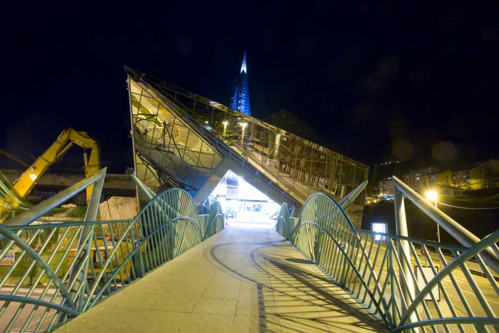 Art Print: Andorra, Exterior of modern public spa