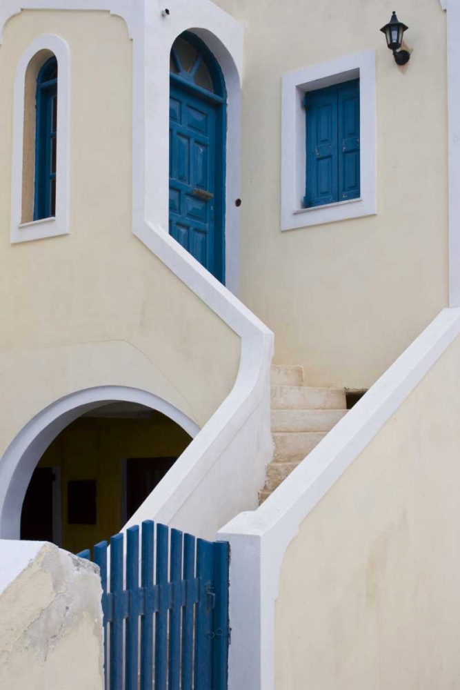Art Print: Greece, Santorini, Thira, Oia House Exterior