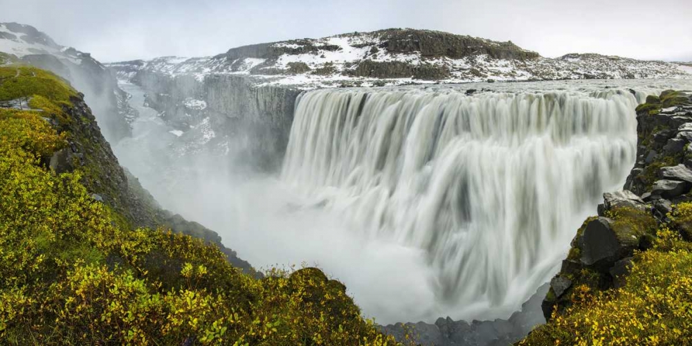 Art Print: Iceland, Dettifoss Scenic of waterfall