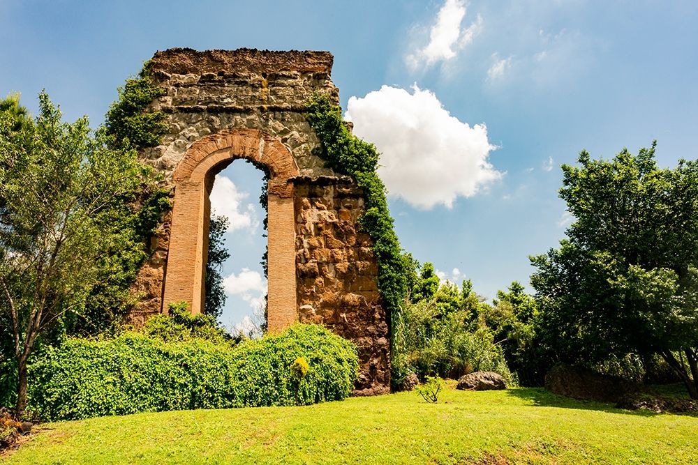 Art Print: Italy-Rome Parc of the Aqueducts (Parco degli Acquedotti)-Acqua Claudio