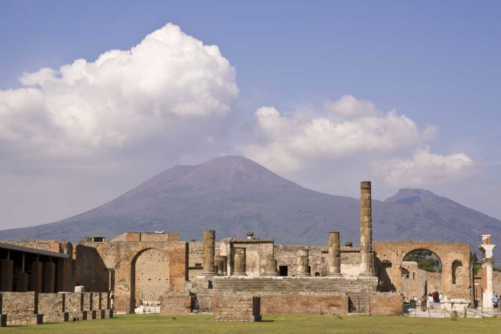 Art Print: Italy, Campania, Pompeii Temple of Jupiter