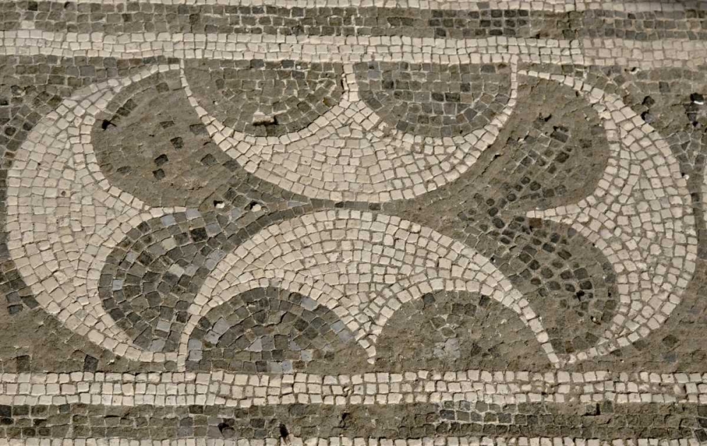 Art Print: Italy, Campania, Pompeii Mosaic floor patterns