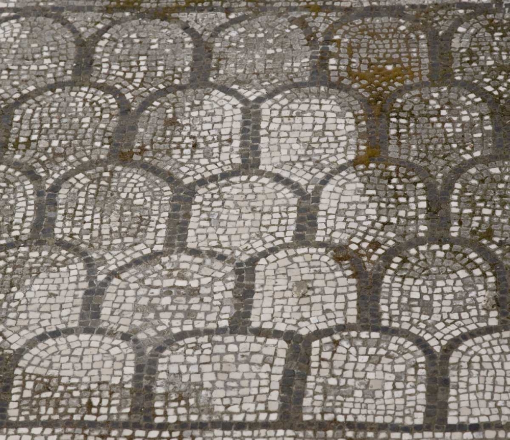 Art Print: Italy, Campania, Pompeii Mosaic floor patterns