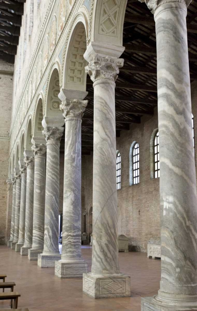 Art Print: Italy, Ravenna Church of St Apollinare columns