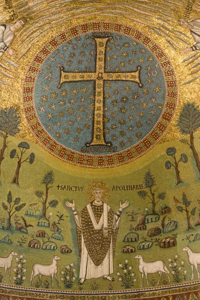 Art Print: Italy, Ravenna Church of St Apollinare Mosaic