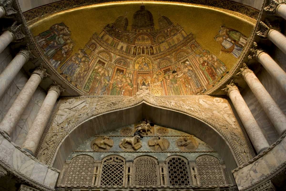 Art Print: Italy, Venice Mosaic- Basilica di San Marco