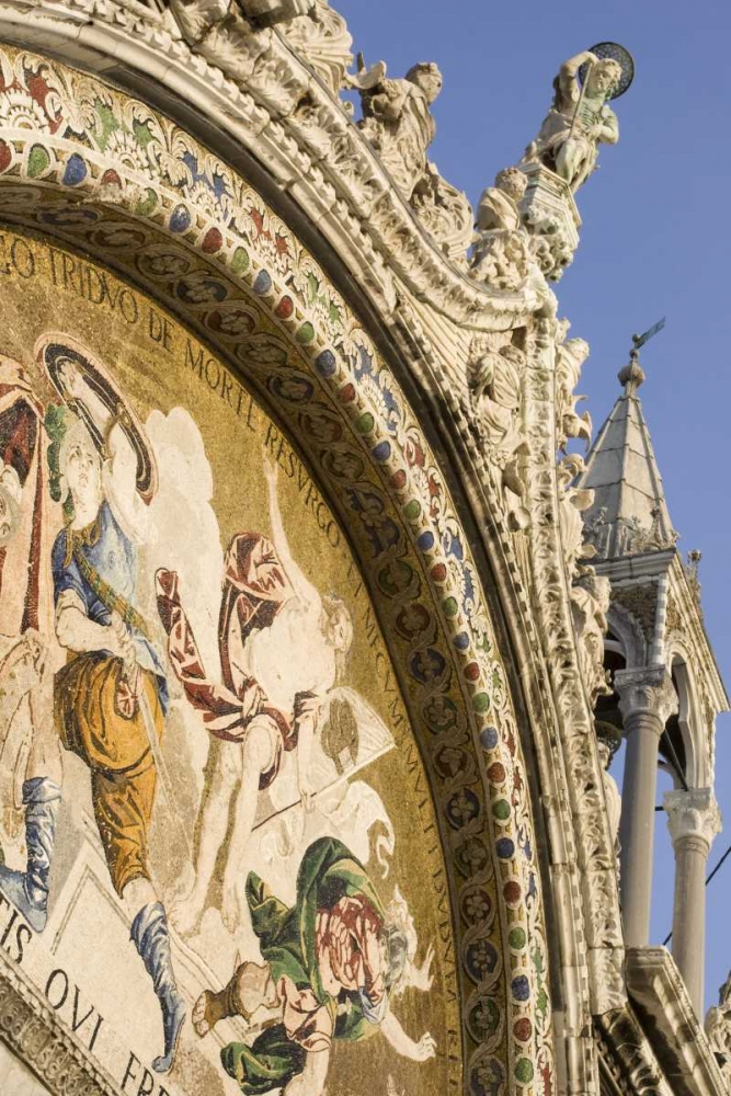 Art Print: Italy, Venice Facade of St Marks Basilica
