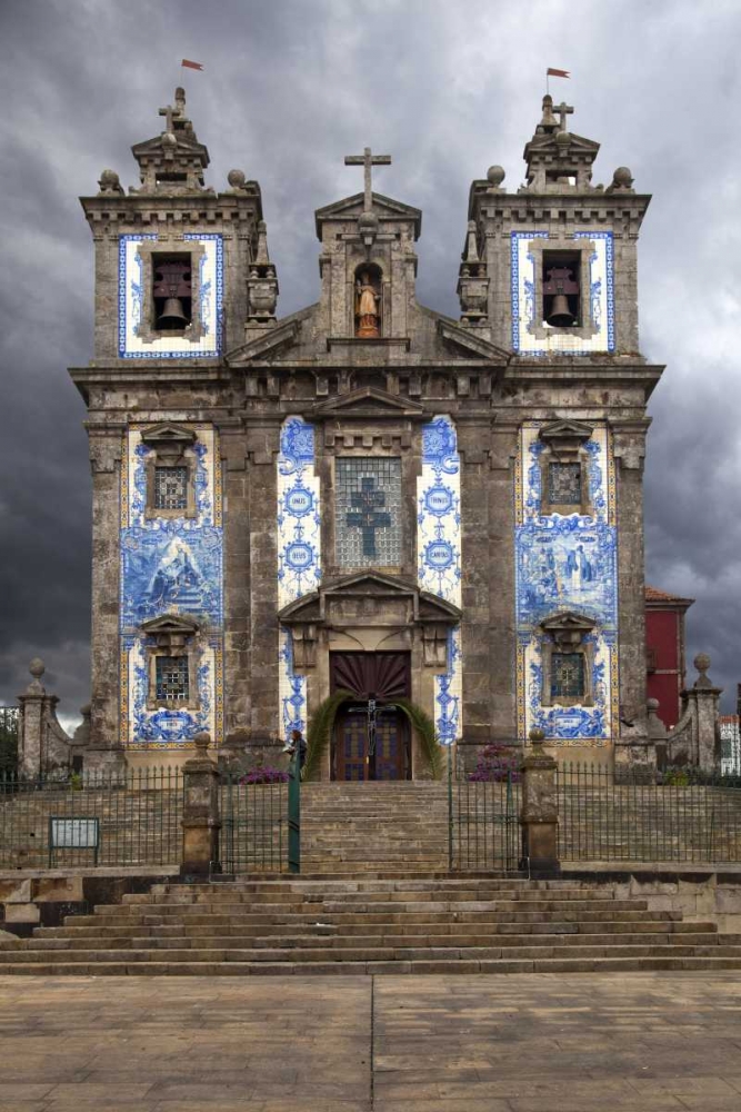 Art Print: Portugal, Porto Front of Santo Ildefonso Church