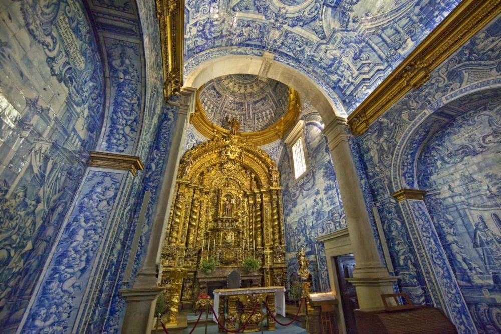 Art Print: Portugal, Almancil St Lawrence Church, interior