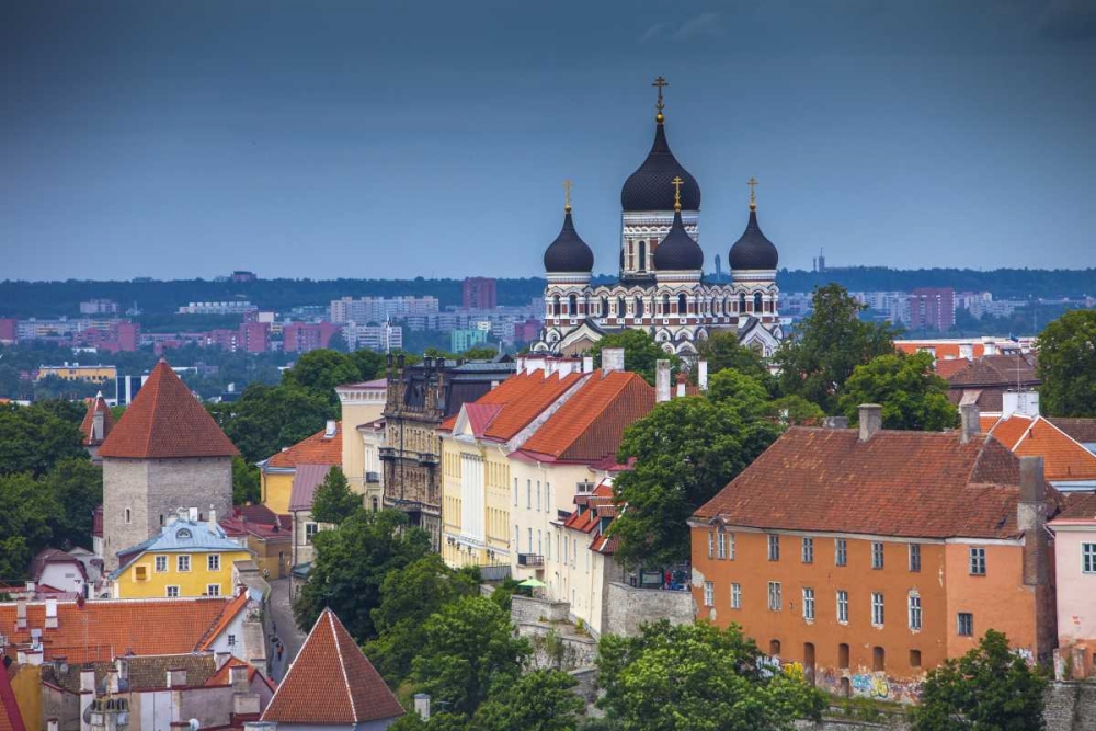 Art Print: Estonia, Tallinn Alexander Nevsky Cathedral