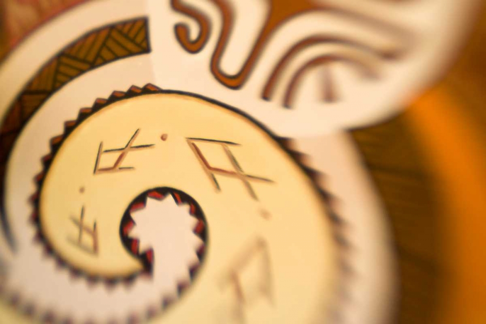 Wall Art Painting id:129888, Name: French Polynesia Polynesian design, Artist: Kaveney, Wendy