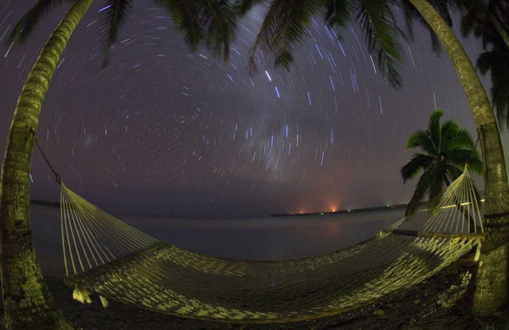 Wall art: Cook Islands, Aitutaki Night sky in the tropics, by Anon, Josh