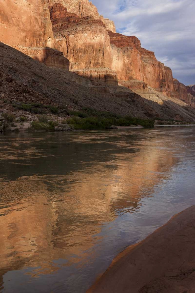 Art Print: AZ, Grand Canyon, Colorado River at sunset