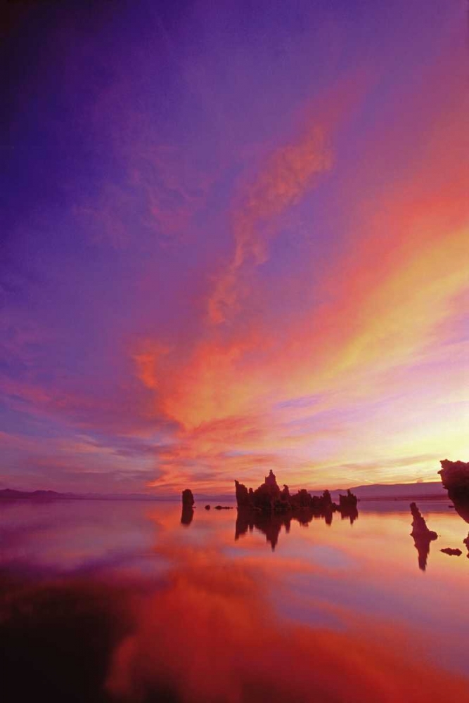 Wall art: CA, Sunrise on Mono Lakes tufa formations, by Welling, Dave