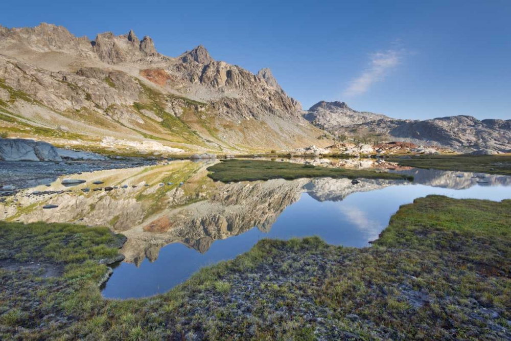 Art Print: California, Inyo NF Tarn above Ediza Lake